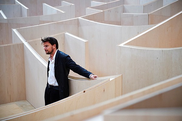 Giant Bjarke Ingels Group Maze Opens The 60-foot maze opens today at the National Building Museum in Washington, D.C (4)