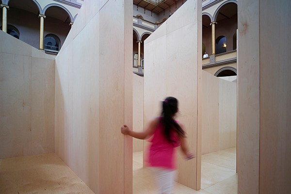 Giant Bjarke Ingels Group Maze Opens The 60-foot maze opens today at the National Building Museum in Washington, D.C (6)